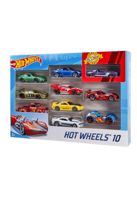  Hot Wheels AUTÍČKA 10PACK