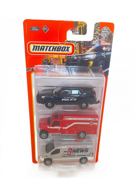 Matchbox 3ks angličák asst 