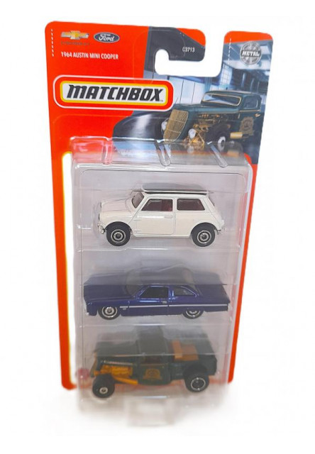 Matchbox 3ks angličák asst 