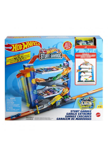 Hot Wheels City prenosná garáž 