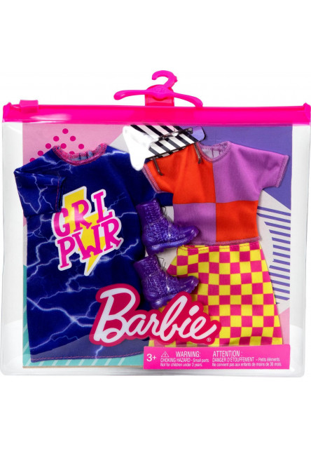 Barbie 2ks oblečenie asst 