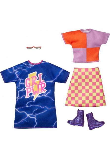 Barbie 2ks oblečenie asst 