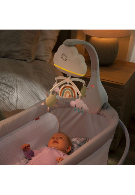 Fisher Price kolotoč nad postieľku dážď s duhou 