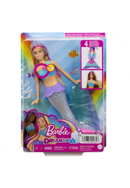 Barbie blikajúca morská panna blondínka 