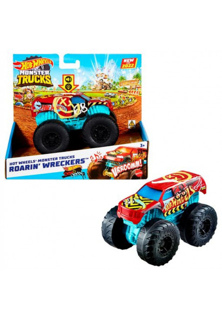Hot Wheels MONSTER TRUCKS svietiaci a rachotivý vrak asst  