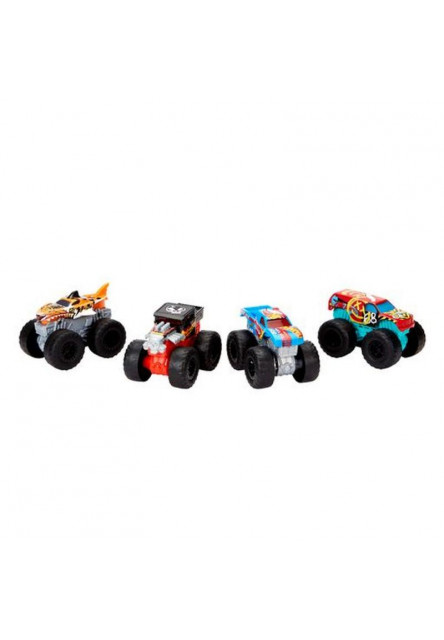 Hot Wheels MONSTER TRUCKS svietiaci a rachotivý vrak asst  