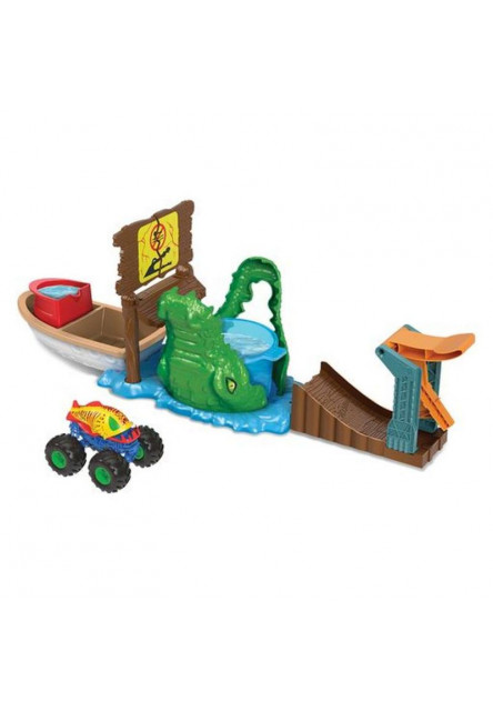 HW MONSTER TRUCKS COLOR SHIFTERS ZÚRIVÝ KROKODÍL