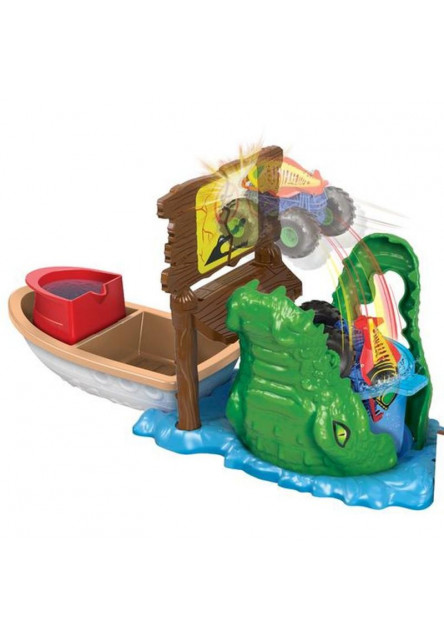 HW MONSTER TRUCKS COLOR SHIFTERS ZÚRIVÝ KROKODÍL