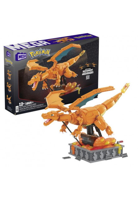 MEGA POKÉMON POHYBLIVÁ FIGÚRKA - CHARIZARD