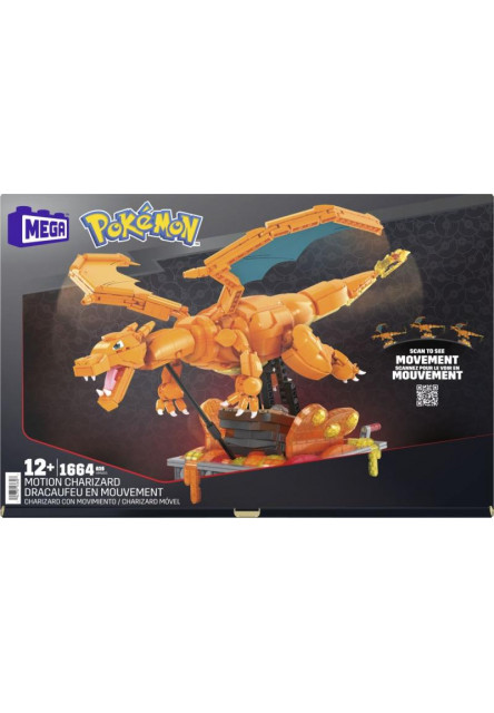 MEGA POKÉMON POHYBLIVÁ FIGÚRKA - CHARIZARD