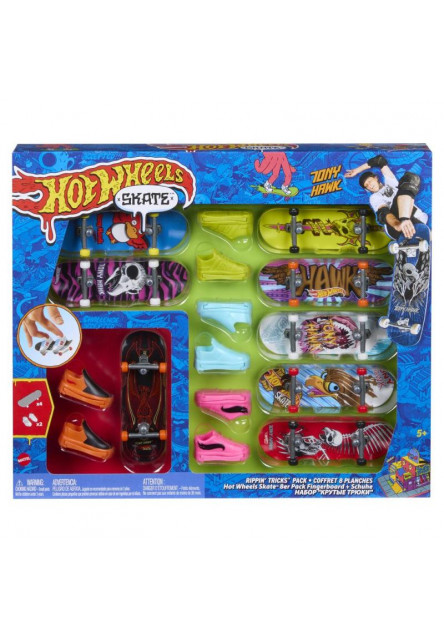 Hot Wheels skates 8ks Fingerboard a topánky 