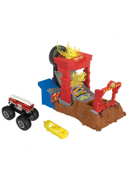 HW MONSTER TRUCKS ARÉNA: ZÁVODNÁ VÝZVA HERNÝ SET ASST