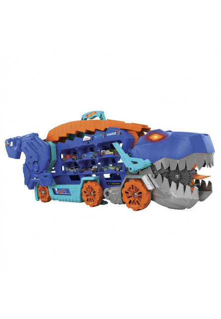 Hot Wheels city T-REX ťahač so svetlami a zvukmi  