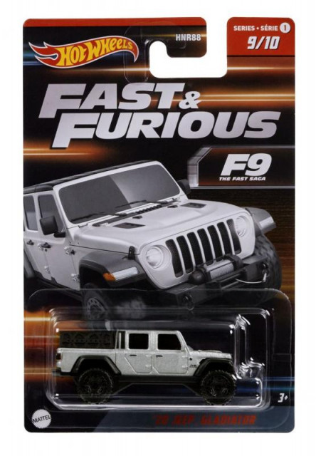 Hot Wheels tematický angličák - RÝCHLO A ZBESILO asst