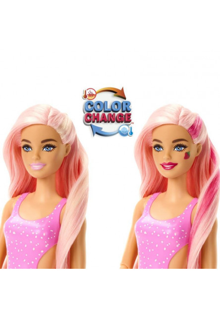 Barbie POP REVEAL Barbie šťavnaté ovocie - JAHODOVÁ LIMONÁDA
