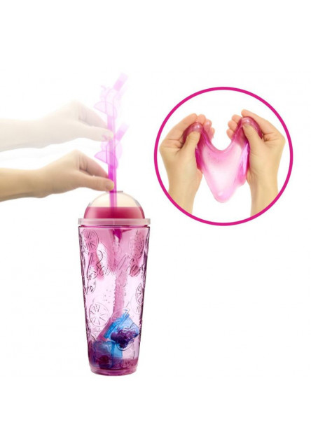 Barbie POP REVEAL Barbie šťavnaté ovocie - JAHODOVÁ LIMONÁDA