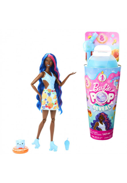 Barbie POP REVEAL Barbie šťavnaté ovocie - OVOCNÝ PUNČ