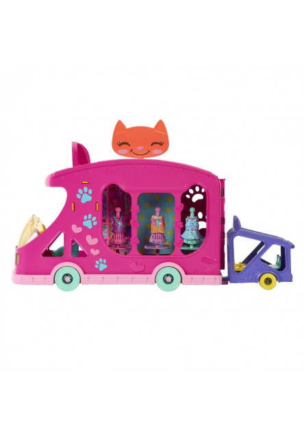 ENCHANTIMALS MAČACÍ MÓDNY OBCHOD NA KOLESÁCH HERNÝ SET