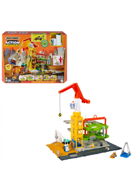 Matchbox Action drivers stavenisko so svetlami a zvukmi