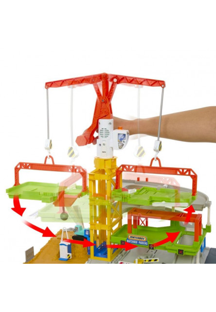 Matchbox Action drivers stavenisko so svetlami a zvukmi