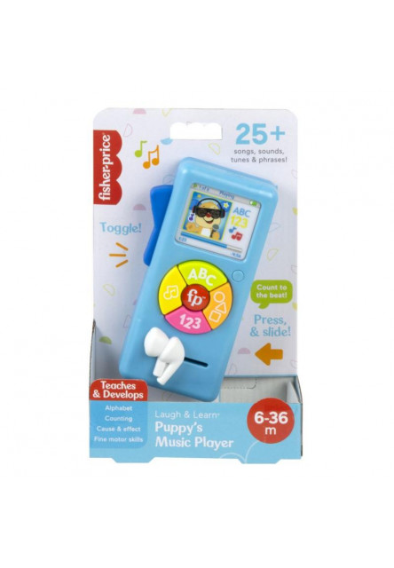 Fisher Price psíkov hudobný prehrávač CZ/SK/ENG/HU/PL