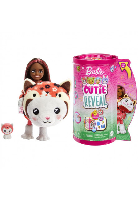 BRB CUTIE REVEAL CHELSEA V KOSTÝME - MAČIATKO V ČERVENOM KOSTÝME PANDY