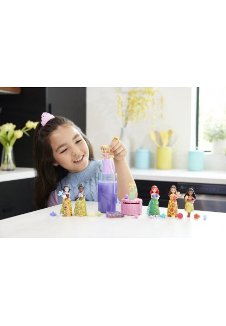Disney Princess COLOR REVEAL kráľovská malá bábika s kvetmi asst 
