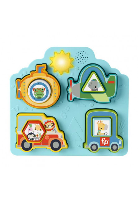 Fisher Price puzzle dopravné prostriedky so zvukmi 