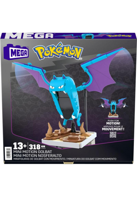MEGA POKÉMON MINI POHYBLIVÁ FIGÚRKA - GOLBAT