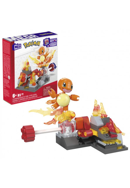 MEGA POKÉMON DOBRODRUŽSTVO - CHARMANDER S OHNIVÝM TYPOM