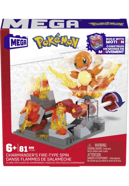MEGA POKÉMON DOBRODRUŽSTVO - CHARMANDER S OHNIVÝM TYPOM