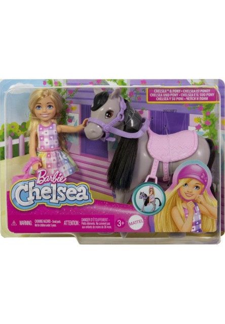 Barbie Chelsea s poníkom  