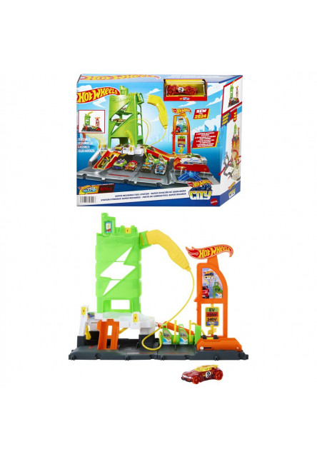 Hot Wheels City Super nabíjacia stanica