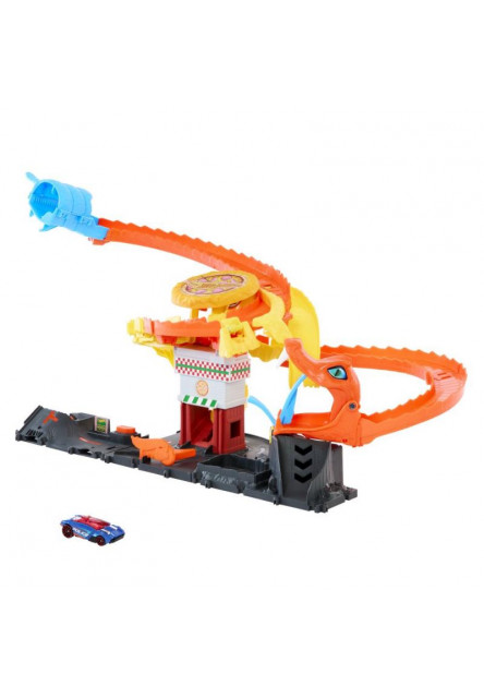 Hot Wheels City hladná kobra útočí na pizzérku
