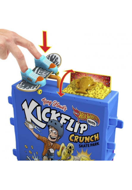 Hot Wheels skates cereáliový fingerboard skatepark 