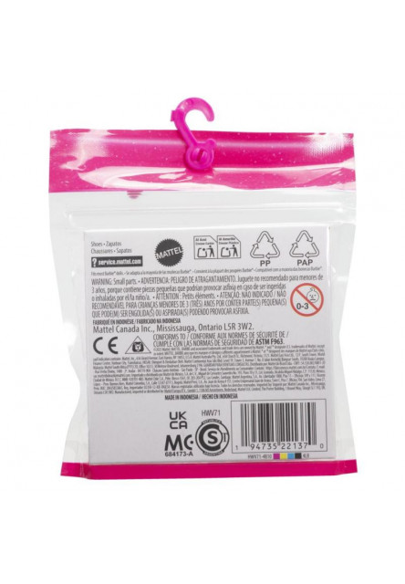 Barbie kolekcia štýlových topánočiek  