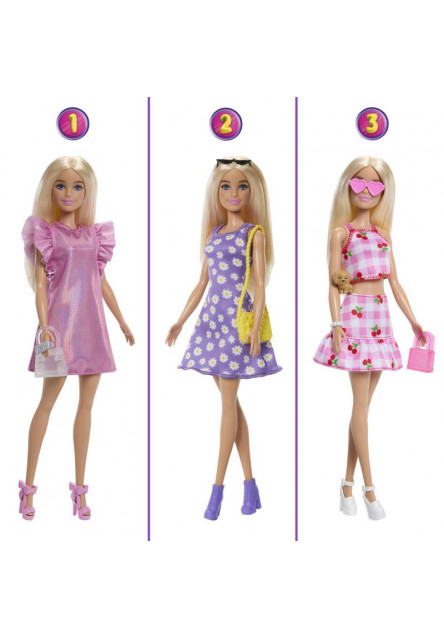 Barbie šatník snov v pastelových farbách s bábikou