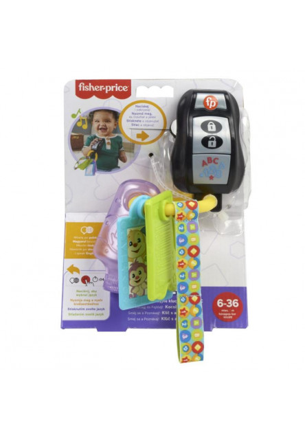 Fisher Price kľúč aktivtitami CZ/SK/ENG/HU/PL