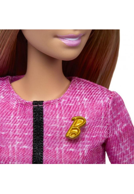 Barbie Lídryne budúcnosti - blondyna v nohavicovom kostýme  