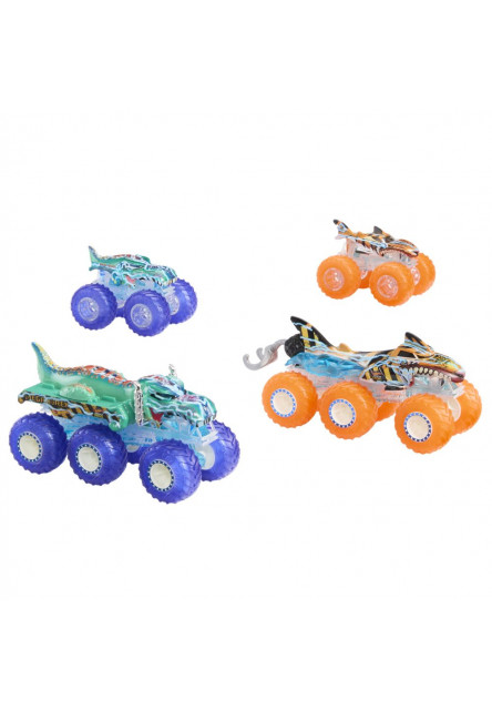 Hot Wheels MONSTER TRUCKS power smashers ťahač a truck 