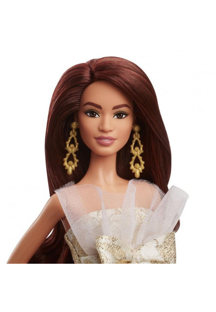 Barbie Vianočná bábika hnedovláska  2025