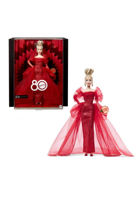 Barbie bábika blondínka 80. výročie Mattel