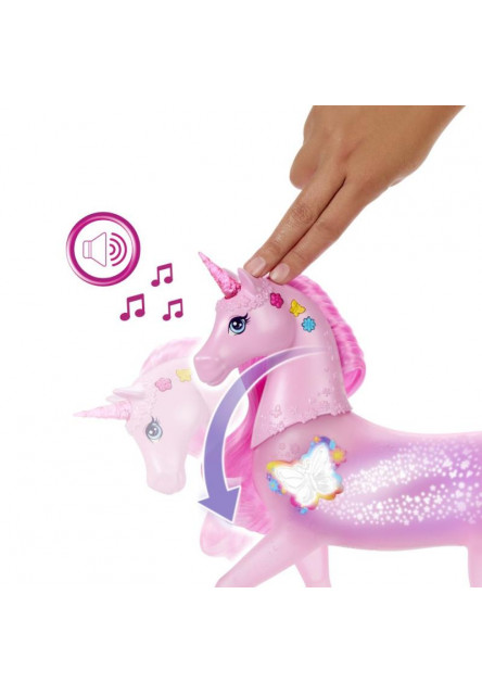 Barbie kúzelný jednorožec so svetlami a zvukmi  