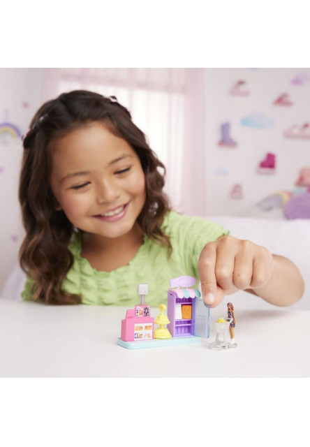 Barbie mini Barbieland herný set - SUPERMARKET