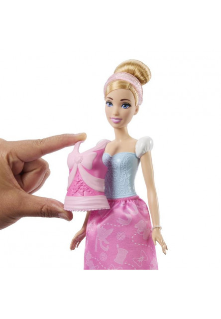 Disney Princess bábika a rozprávkové obliekanie - POPOLUŠKA