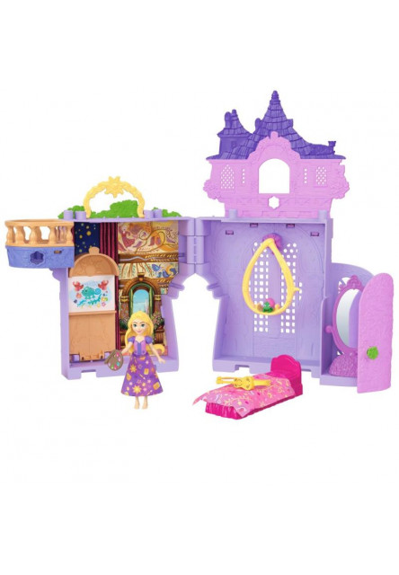 Disney panenka veža s malou bábikou Rapunzel