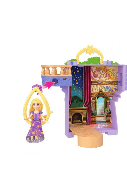 Disney panenka veža s malou bábikou Rapunzel