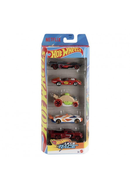 Hot Wheels 5ks tematický angličák závodný