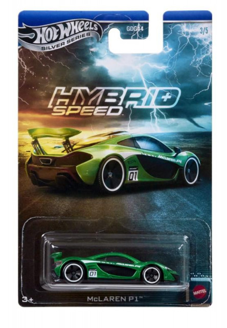Hot Wheels tematický angličák závodný svet  - RÝCHLY HYBRID