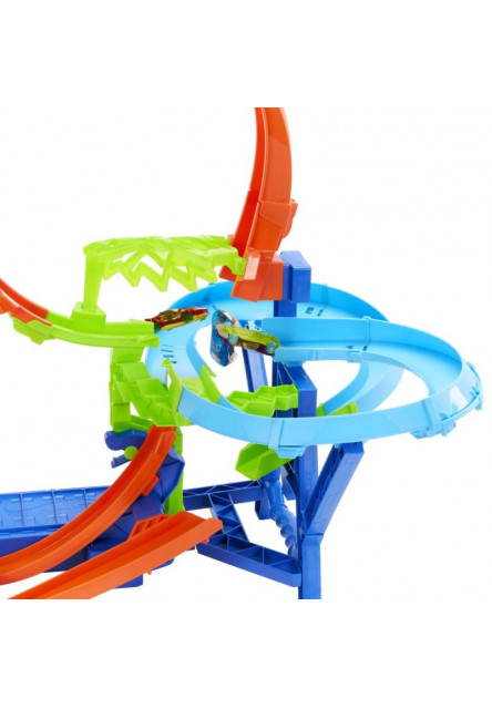 Hot Wheels stunt tracks vo vzduchu dráha 